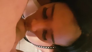 deepthroat and fuck doggy style with facial cumshot